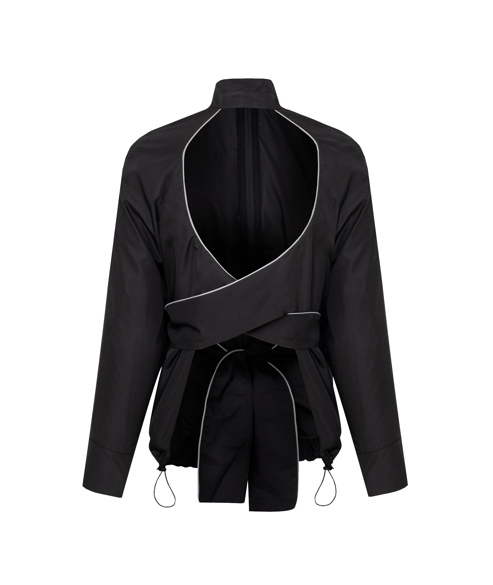 Nylon shirt Black