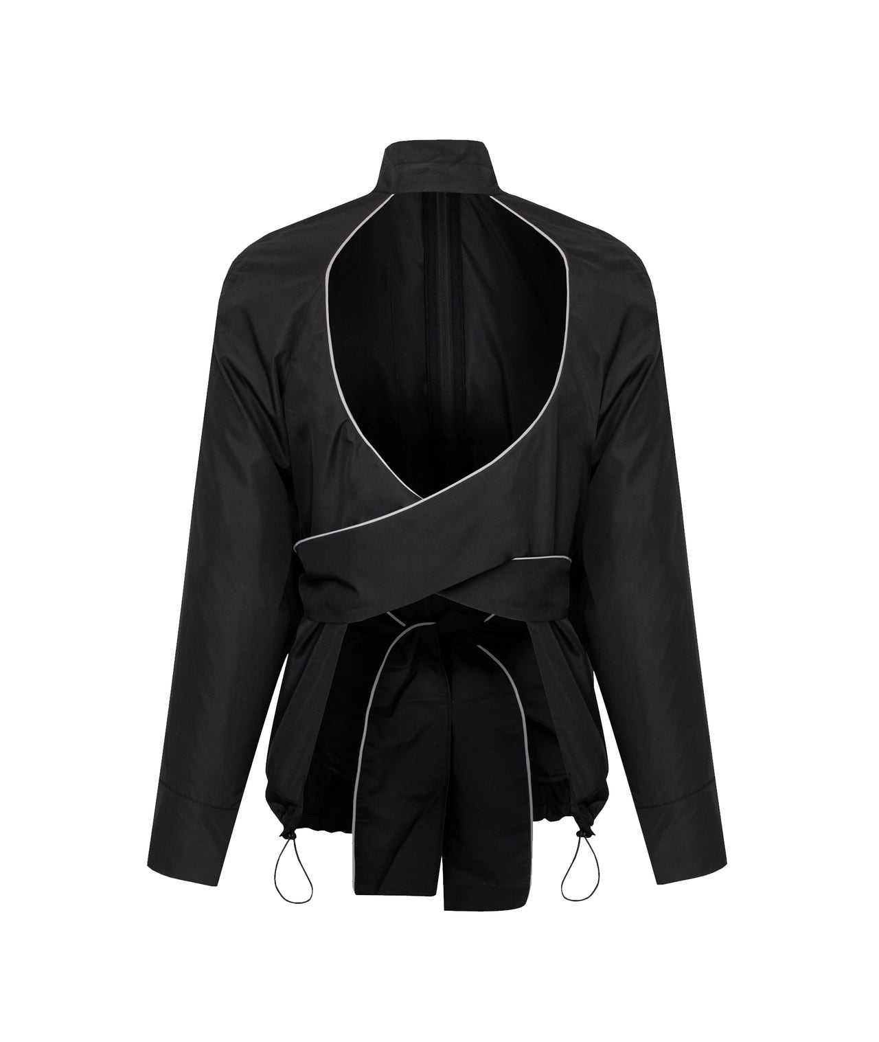 Nylon shirt Black